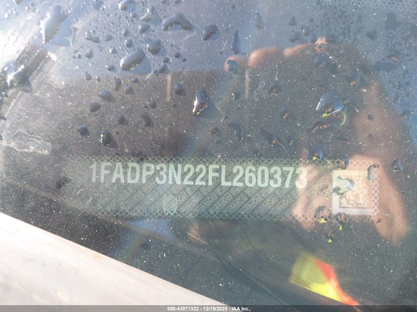 2015 Ford Focus Titanium VIN: 1FADP3N22FL260373 Lot: 43971322