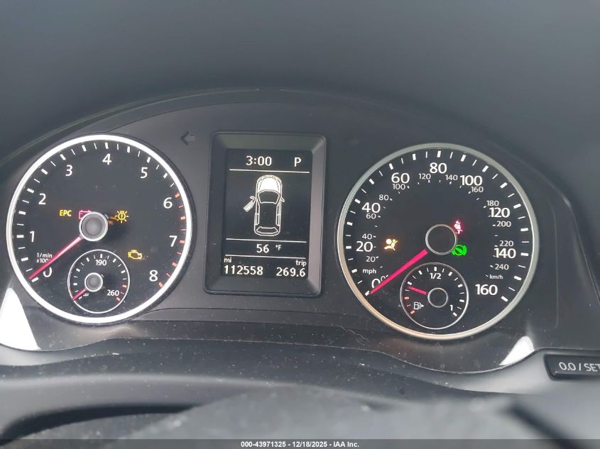 2015 Volkswagen Tiguan Se VIN: WVGAV7AX2FW509924 Lot: 43971325