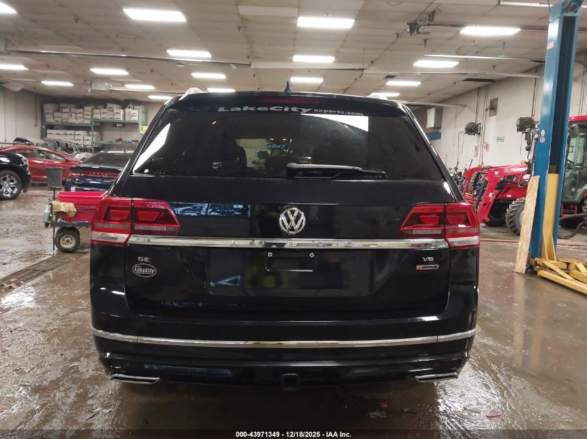 2019 Volkswagen Atlas 3.6L V6 Se W/Technology R-Line VIN: 1V2XR2CA8KC565293 Lot: 43971349