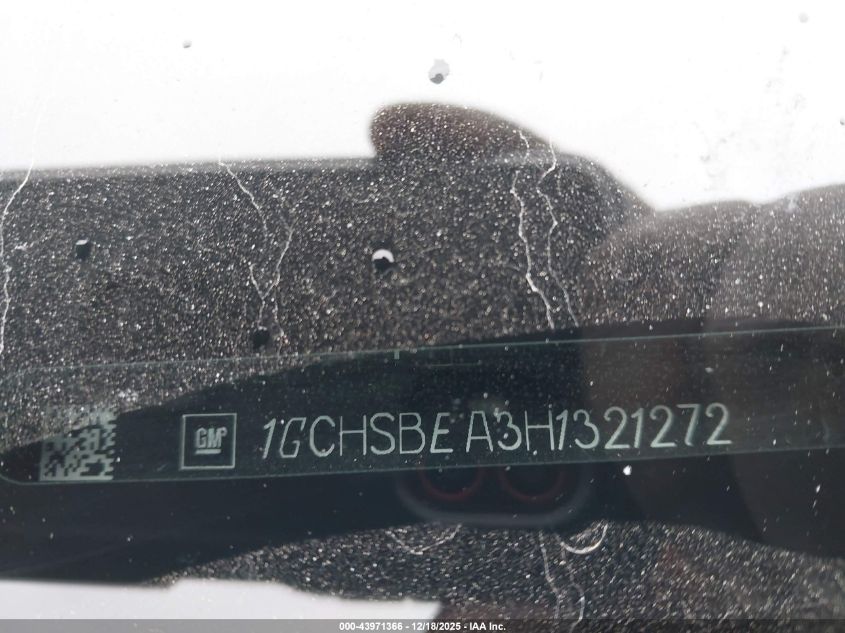 2017 Chevrolet Colorado Wt VIN: 1GCHSBEA3H1321272 Lot: 43971366