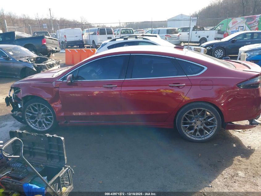 2016 Ford Fusion Titanium VIN: 3FA6P0K91GR125140 Lot: 43971372