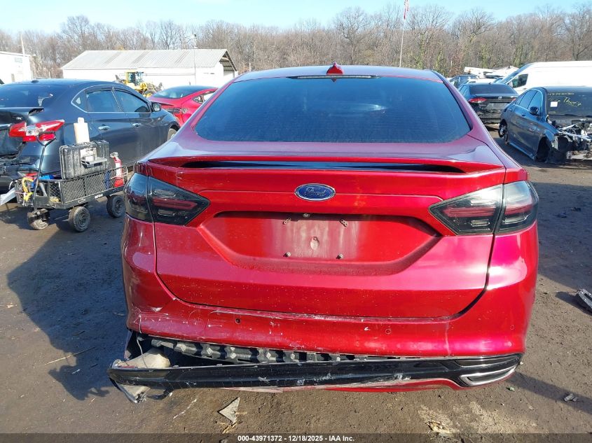 2016 Ford Fusion Titanium VIN: 3FA6P0K91GR125140 Lot: 43971372