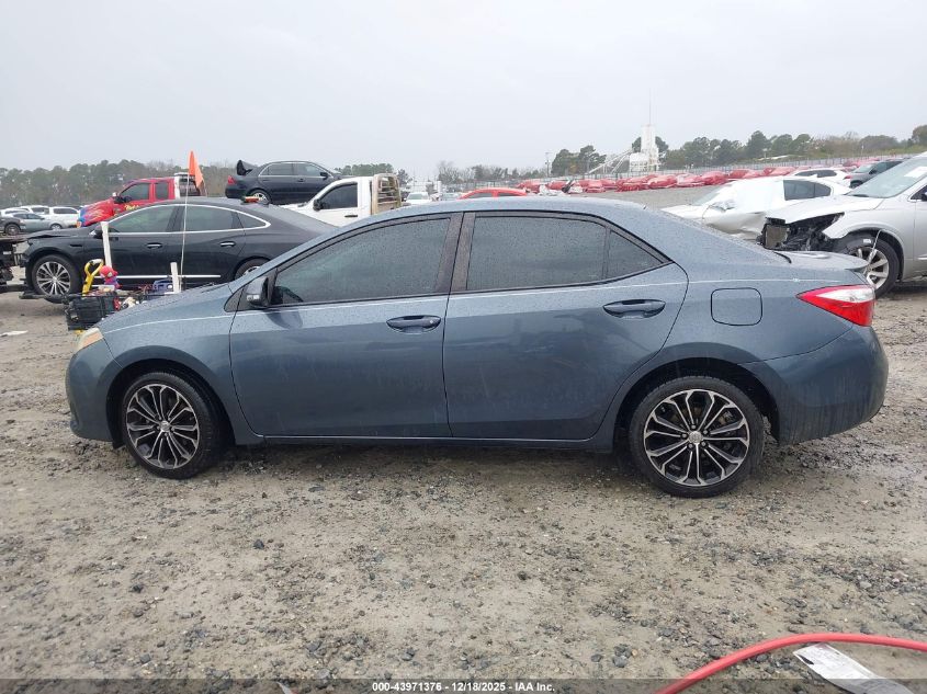 2014 Toyota Corolla S Plus VIN: 2T1BURHE3EC224295 Lot: 43971376