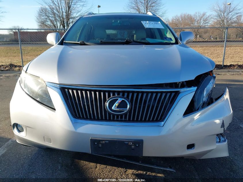 2010 Lexus Rx 350 VIN: 2T2BK1BA4AC077603 Lot: 43971385