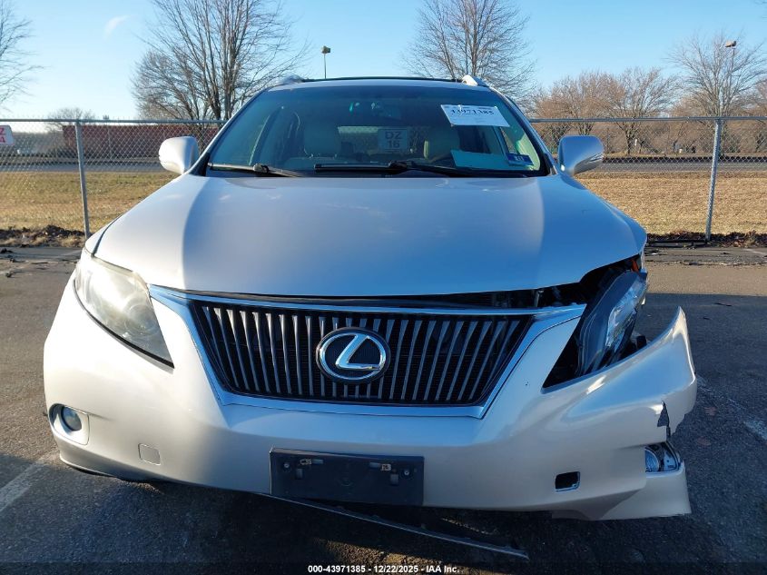 2010 Lexus Rx 350 VIN: 2T2BK1BA4AC077603 Lot: 43971385