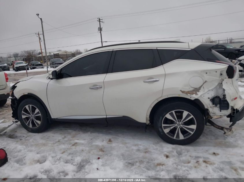 2019 Nissan Murano Sv VIN: 5N1AZ2MS0KN156493 Lot: 43971395