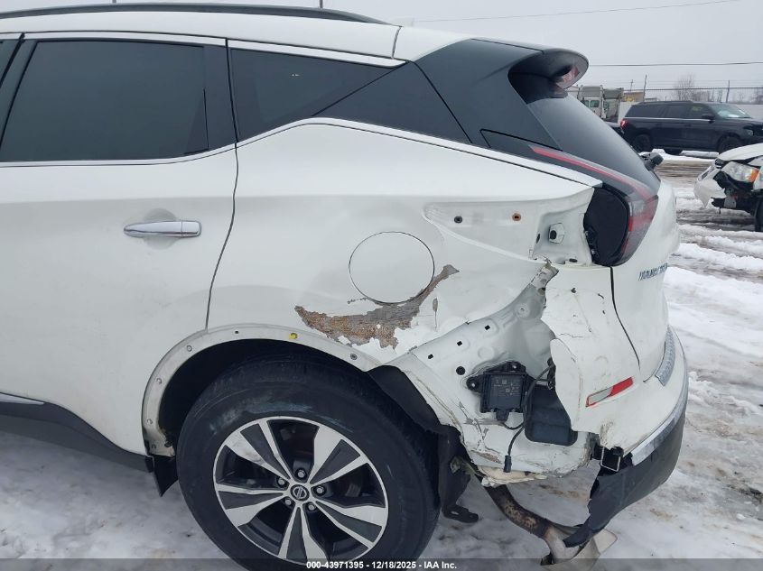 2019 Nissan Murano Sv VIN: 5N1AZ2MS0KN156493 Lot: 43971395