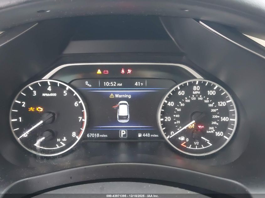 2019 Nissan Murano Sv VIN: 5N1AZ2MS0KN156493 Lot: 43971395