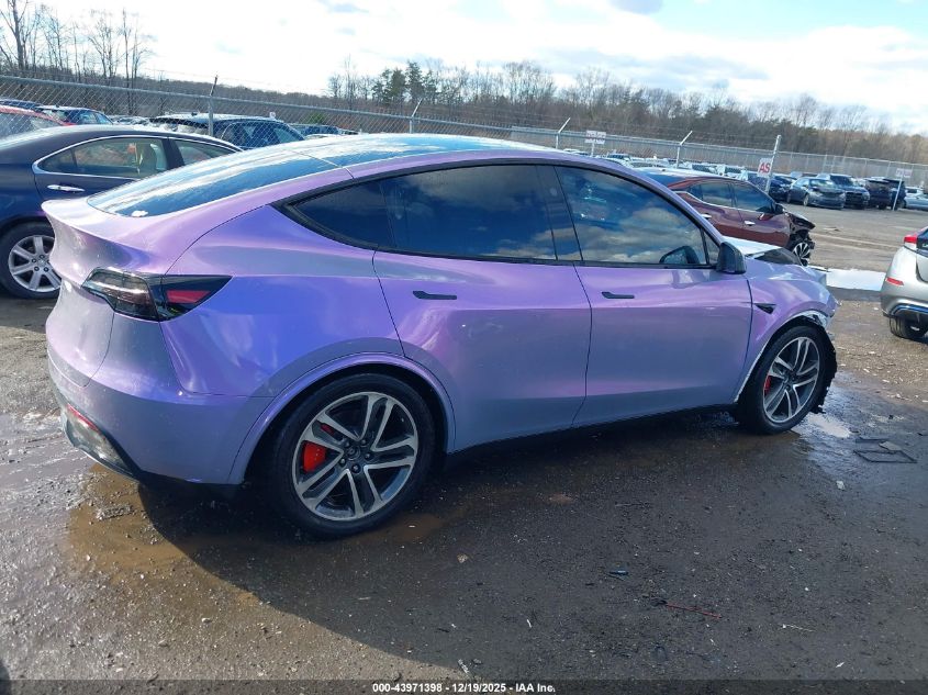 2023 Tesla Model Y Performance Dual Motor All-Wheel Drive VIN: 7SAYGDEF1PF948232 Lot: 43971398