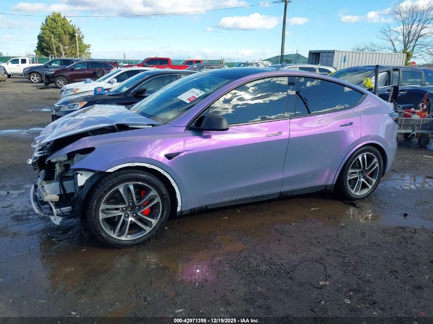 2023 Tesla Model Y Performance Dual Motor All-Wheel Drive VIN: 7SAYGDEF1PF948232 Lot: 43971398