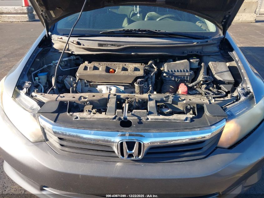 2012 Honda Civic Lx VIN: 19XFB2F54CE346499 Lot: 43971399