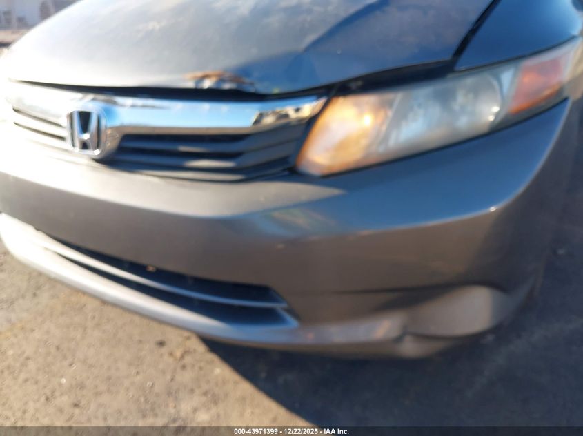 2012 Honda Civic Lx VIN: 19XFB2F54CE346499 Lot: 43971399