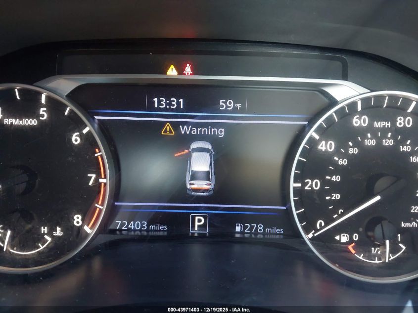 2021 Nissan Altima Sr Fwd VIN: 1N4BL4CV5MN388095 Lot: 43971403