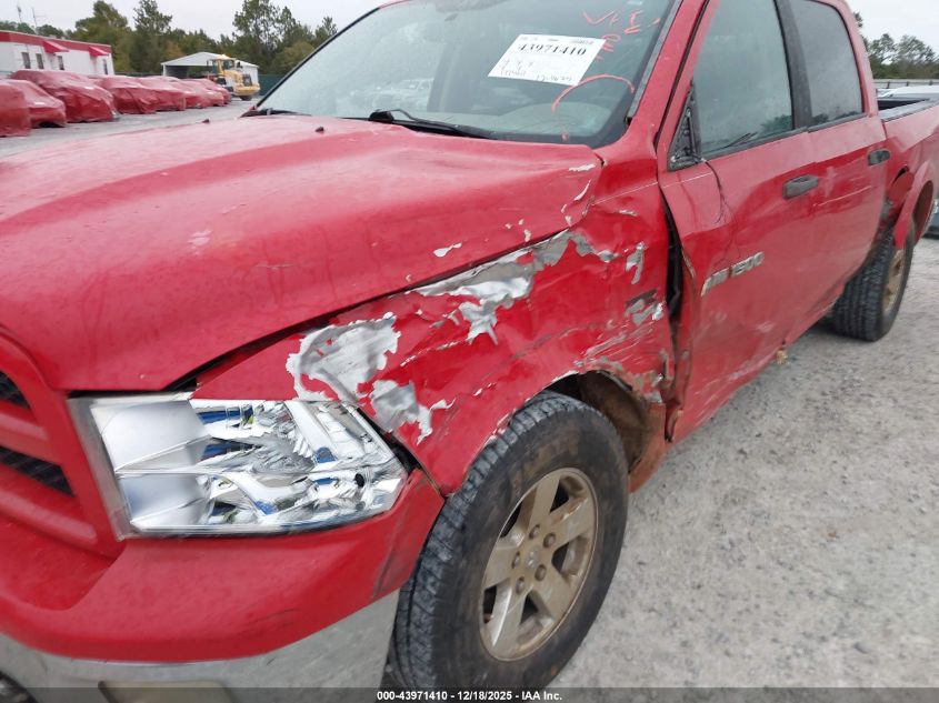 2012 Ram 1500 Slt VIN: 1C6RD6LT4CS181334 Lot: 43971410