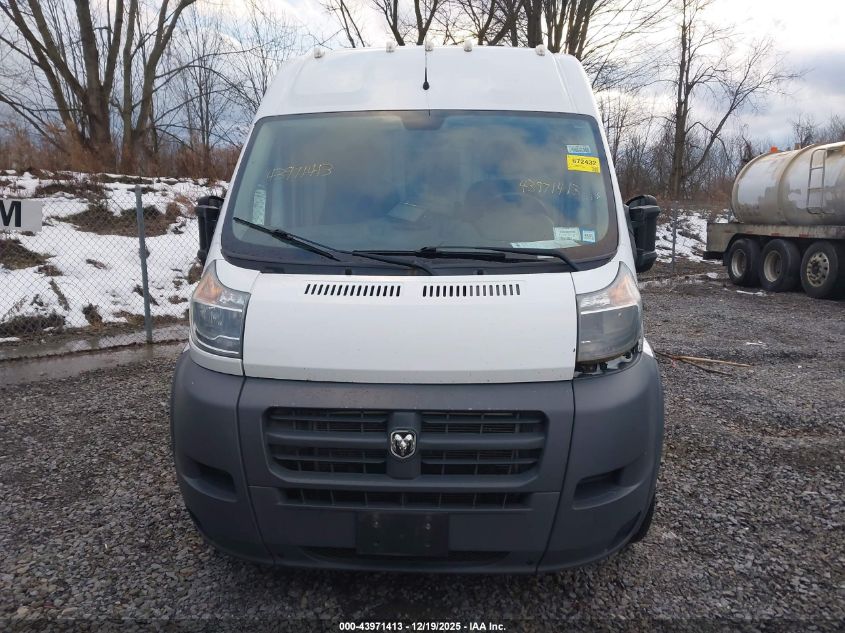 2017 Ram Promaster 3500 Cargo Van High Roof 159 Wb Ext VIN: 3C6URVJG6HE509522 Lot: 43971413