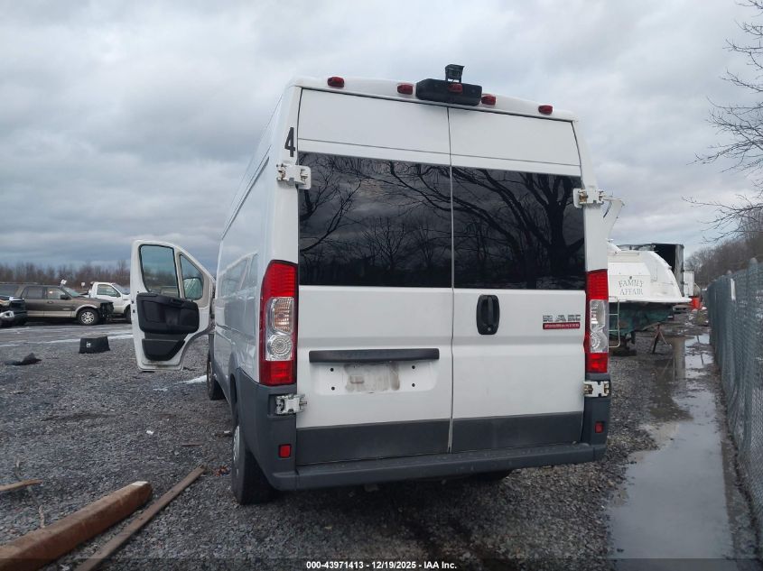 2017 Ram Promaster 3500 Cargo Van High Roof 159 Wb Ext VIN: 3C6URVJG6HE509522 Lot: 43971413