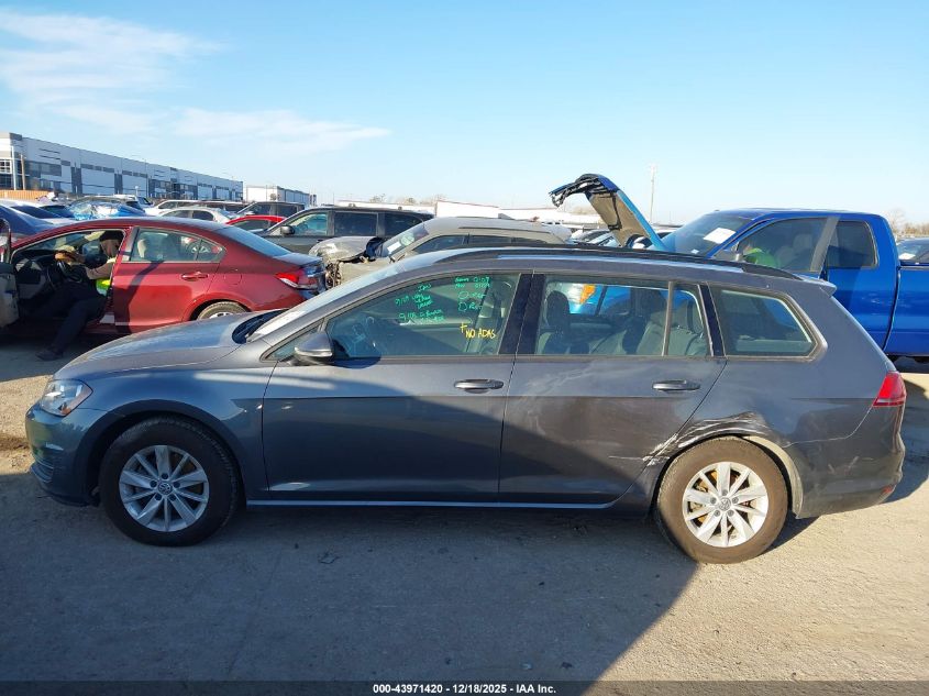 2016 Volkswagen Golf Sportwagen Tsi S 4-Door VIN: 3VWC17AU4GM517732 Lot: 43971420