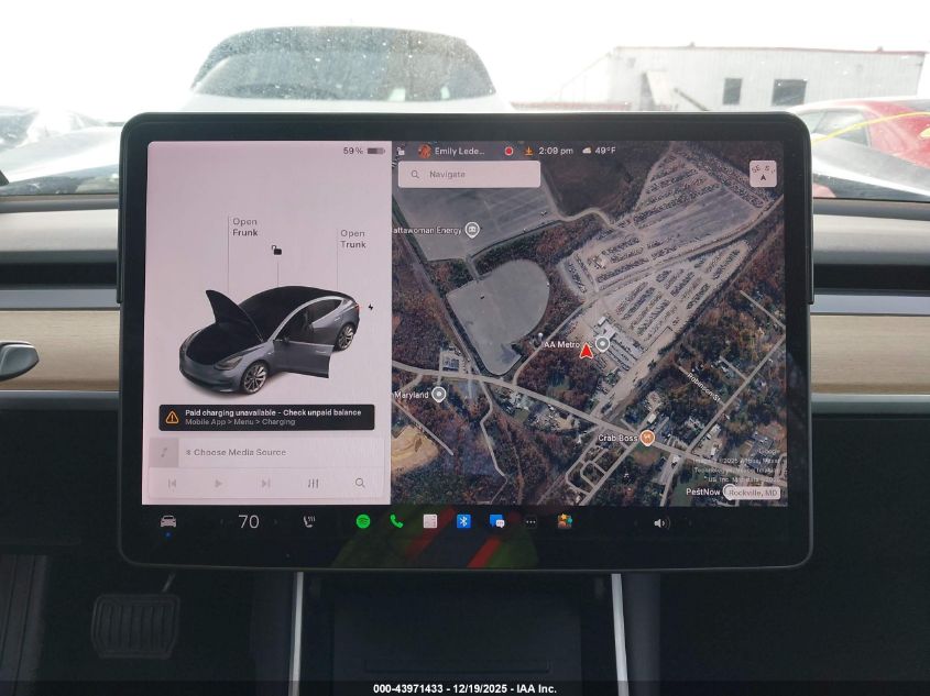 2018 Tesla Model 3 Long Range/Mid Range VIN: 5YJ3E1EA8JF053036 Lot: 43971433