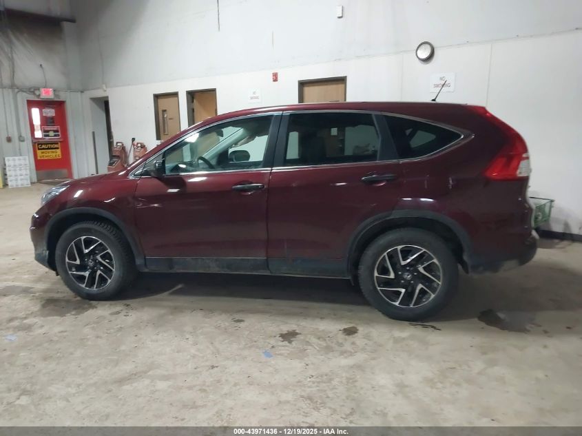 2016 Honda Cr-V Se VIN: 5J6RM4H47GL038872 Lot: 43971436