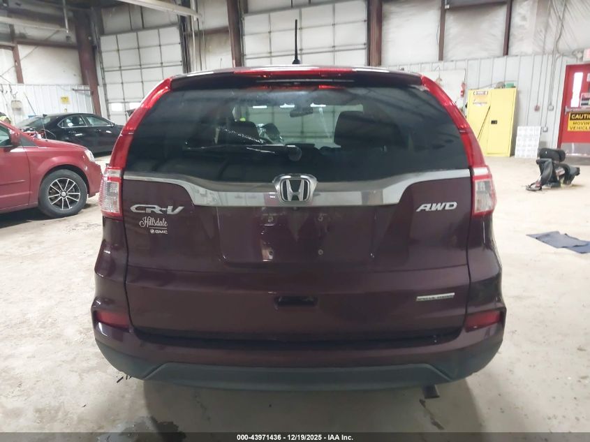 2016 Honda Cr-V Se VIN: 5J6RM4H47GL038872 Lot: 43971436