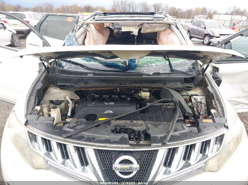 2010 Nissan Murano Le VIN: JN8AZ1MU3AW020078 Lot: 43971453