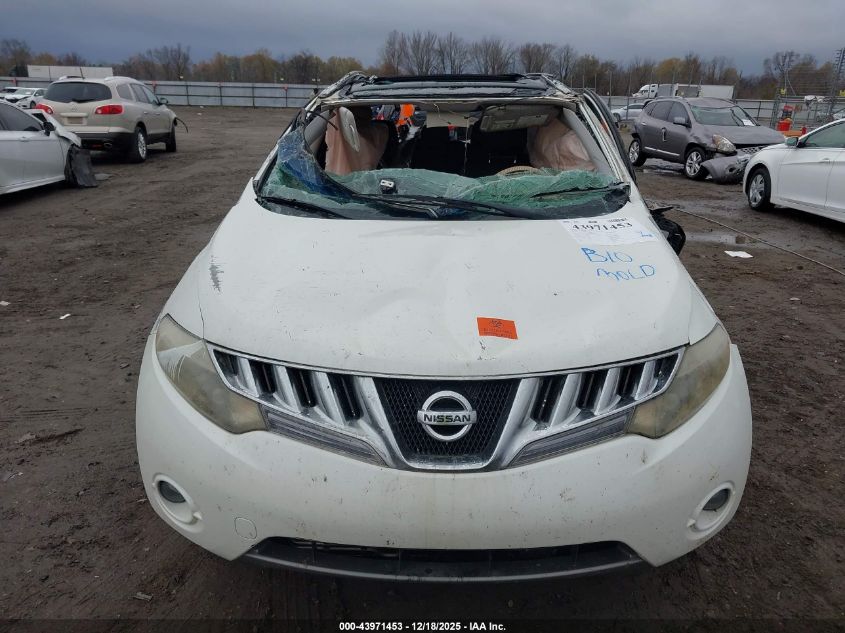 2010 Nissan Murano Le VIN: JN8AZ1MU3AW020078 Lot: 43971453