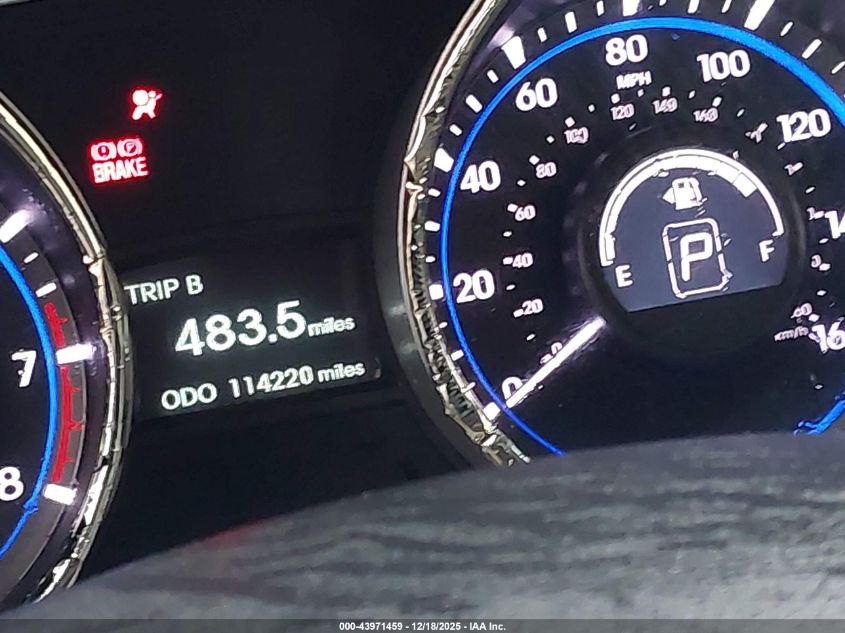 2013 Hyundai Sonata Gls VIN: 5NPEB4AC0DH733562 Lot: 43971459