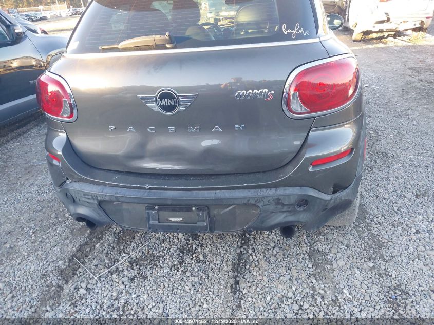 2014 Mini Paceman Cooper S VIN: WMWSS5C51EWN67262 Lot: 43971462