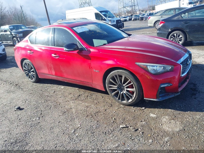 JN1FV7AR3JM481666 2018 Infiniti Q50 3.0T Red Sport 400 auction photo 1