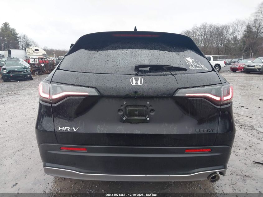 2024 Honda Hr-V Awd Sport/Awd Sport W/O Bsi VIN: 3CZRZ2H53RM758797 Lot: 43971467