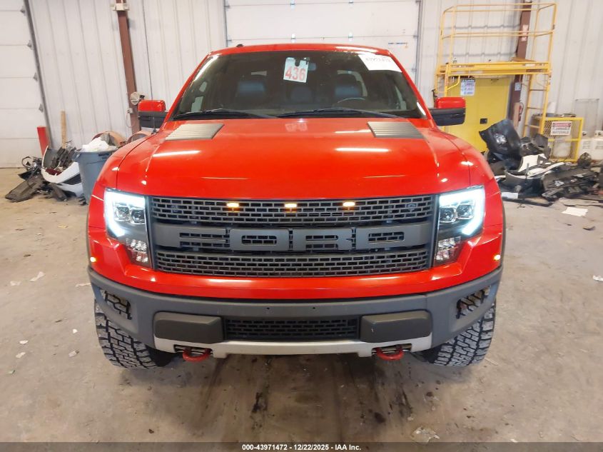 2012 Ford F150 Svt Raptor VIN: 1FTEX1R62CFB47811 Lot: 43971472