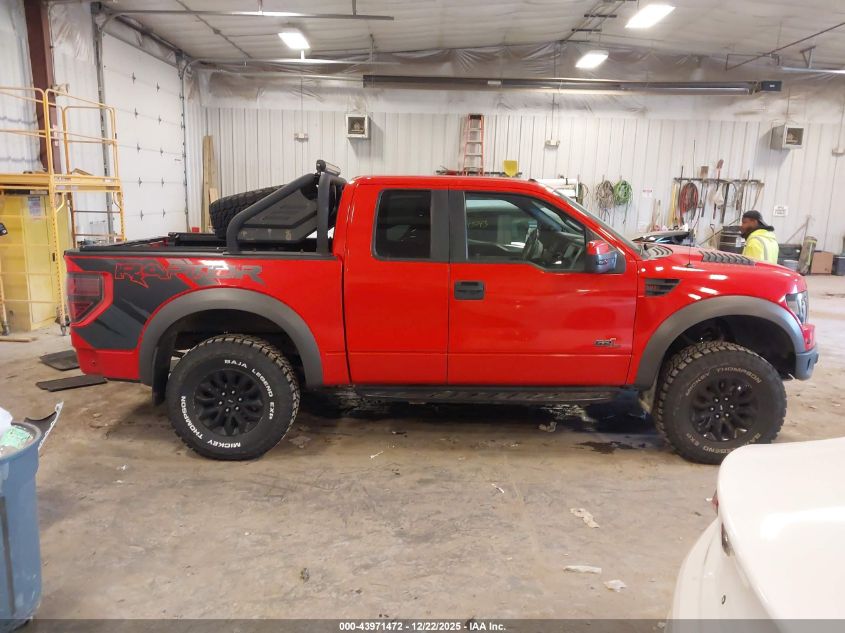 2012 Ford F150 Svt Raptor VIN: 1FTEX1R62CFB47811 Lot: 43971472