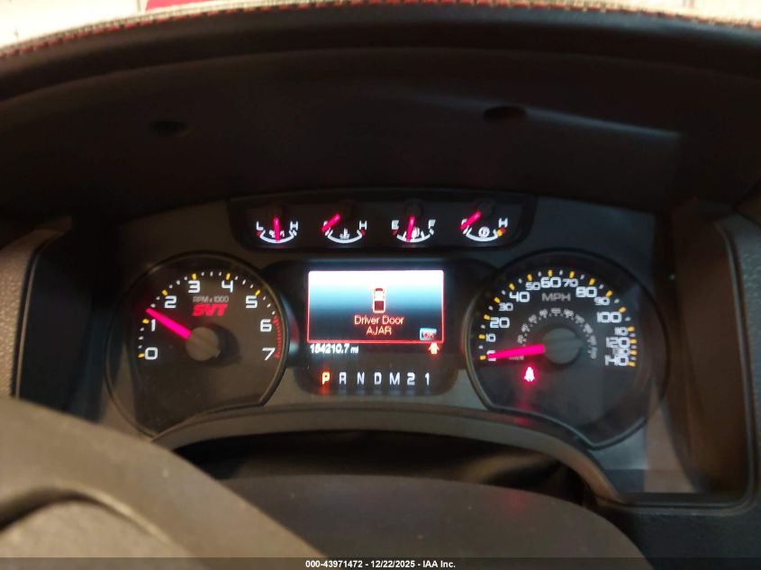 2012 Ford F150 Svt Raptor VIN: 1FTEX1R62CFB47811 Lot: 43971472