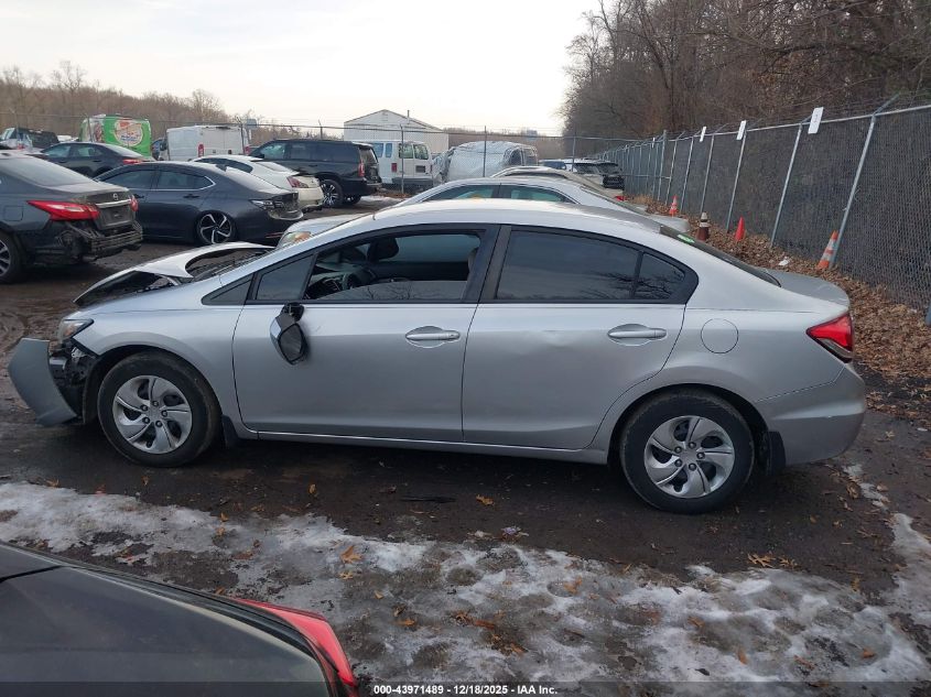 2013 Honda Civic Lx VIN: 19XFB2F56DE244185 Lot: 43971489