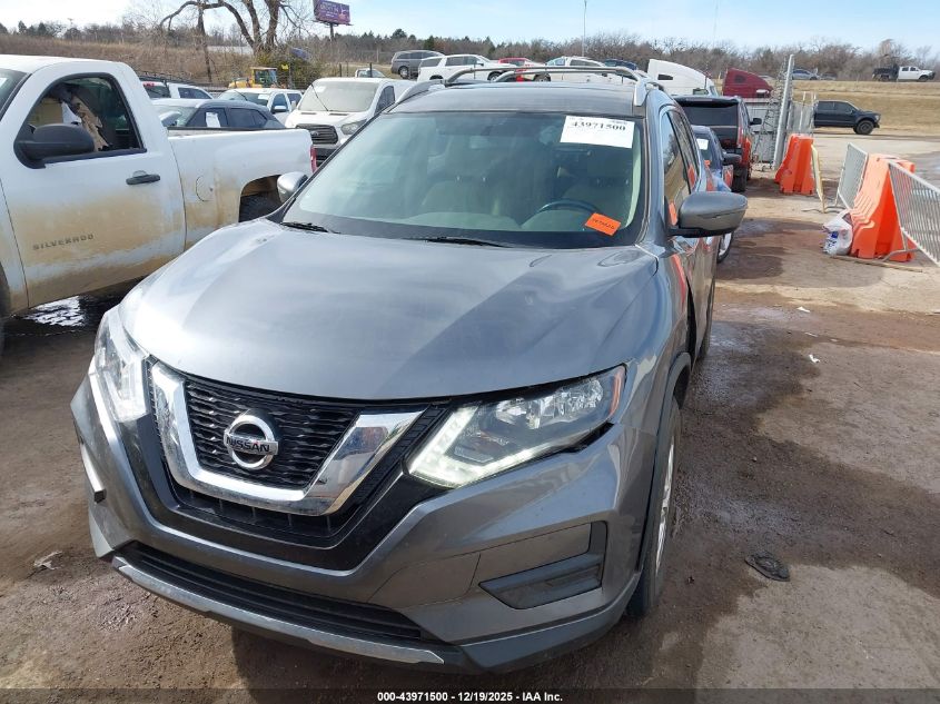 2017 Nissan Rogue Sv VIN: JN8AT2MT7HW141396 Lot: 43971500