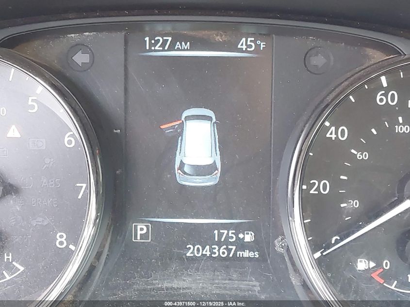 2017 Nissan Rogue Sv VIN: JN8AT2MT7HW141396 Lot: 43971500