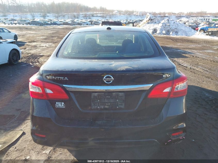 2017 Nissan Sentra Sv VIN: 3N1AB7APXHL707692 Lot: 43971512