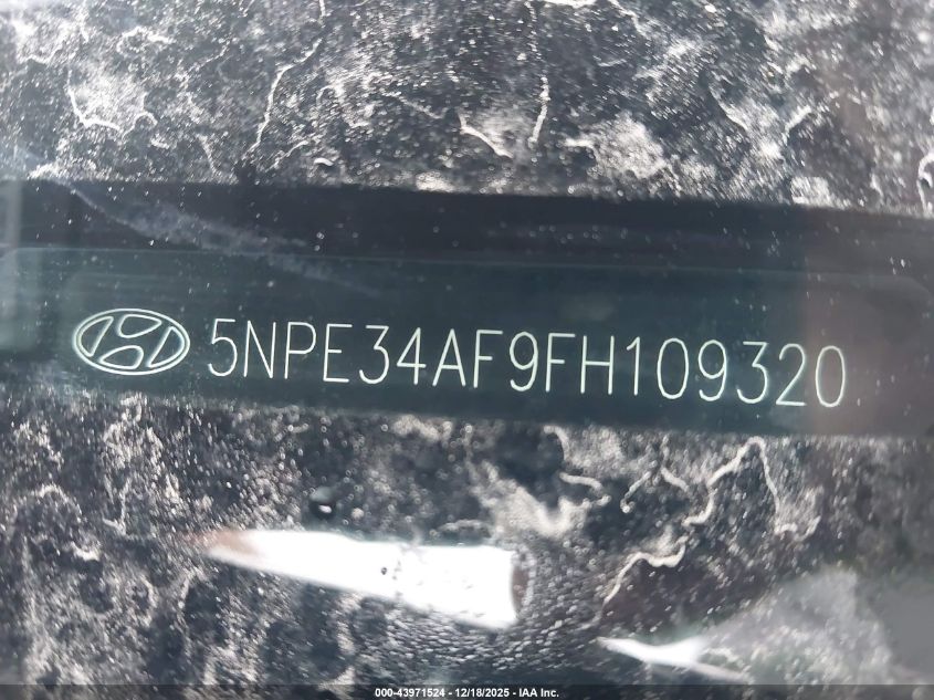 2015 Hyundai Sonata Sport VIN: 5NPE34AF9FH109320 Lot: 43971524