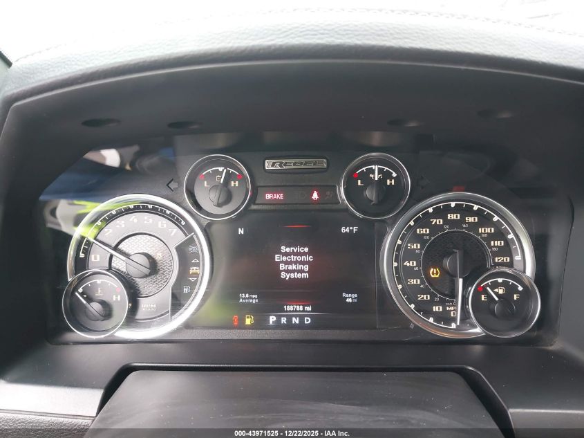 2018 Ram 1500 Rebel 4X4 5'7 Box VIN: 1C6RR7YT2JS203487 Lot: 43971525