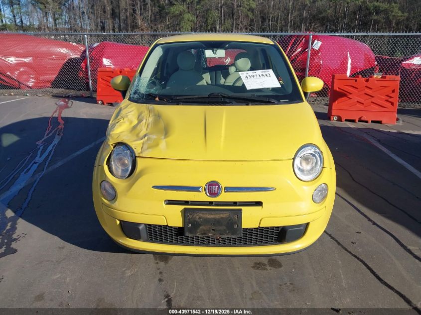 2013 Fiat 500 Pop VIN: 3C3CFFAR6DT554426 Lot: 43971542