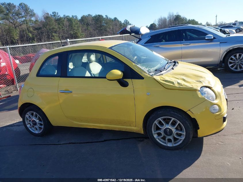 2013 Fiat 500 Pop VIN: 3C3CFFAR6DT554426 Lot: 43971542