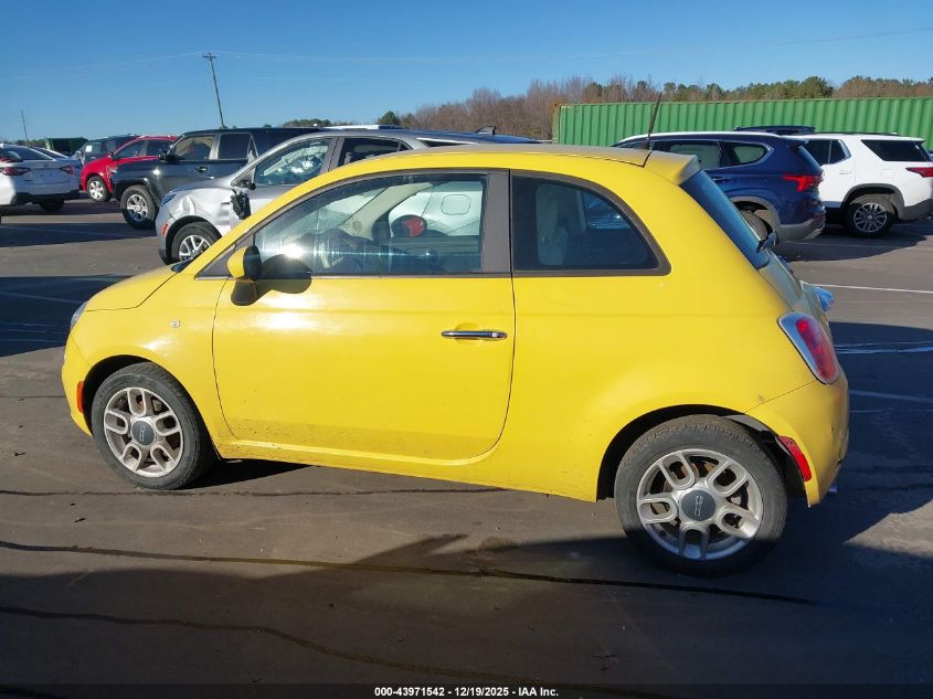 2013 Fiat 500 Pop VIN: 3C3CFFAR6DT554426 Lot: 43971542
