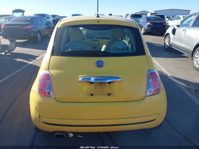 2013 Fiat 500 Pop VIN: 3C3CFFAR6DT554426 Lot: 43971542
