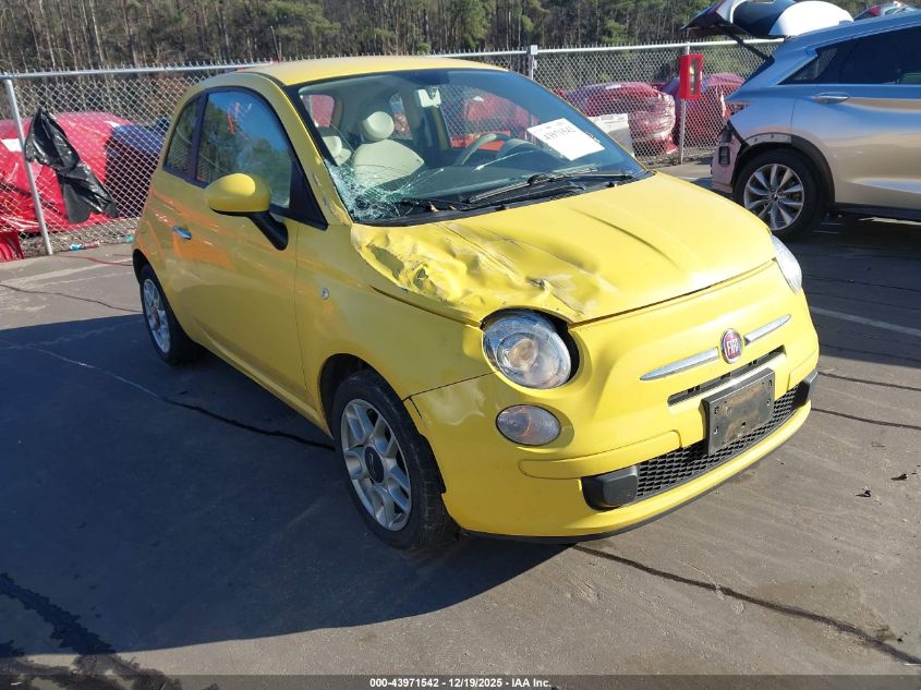 2013 Fiat 500 Pop VIN: 3C3CFFAR6DT554426 Lot: 43971542