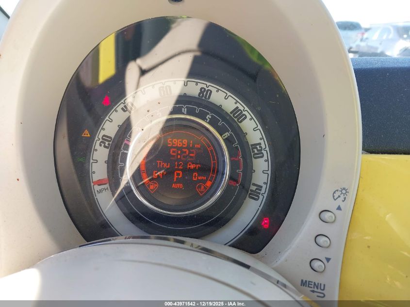 2013 Fiat 500 Pop VIN: 3C3CFFAR6DT554426 Lot: 43971542