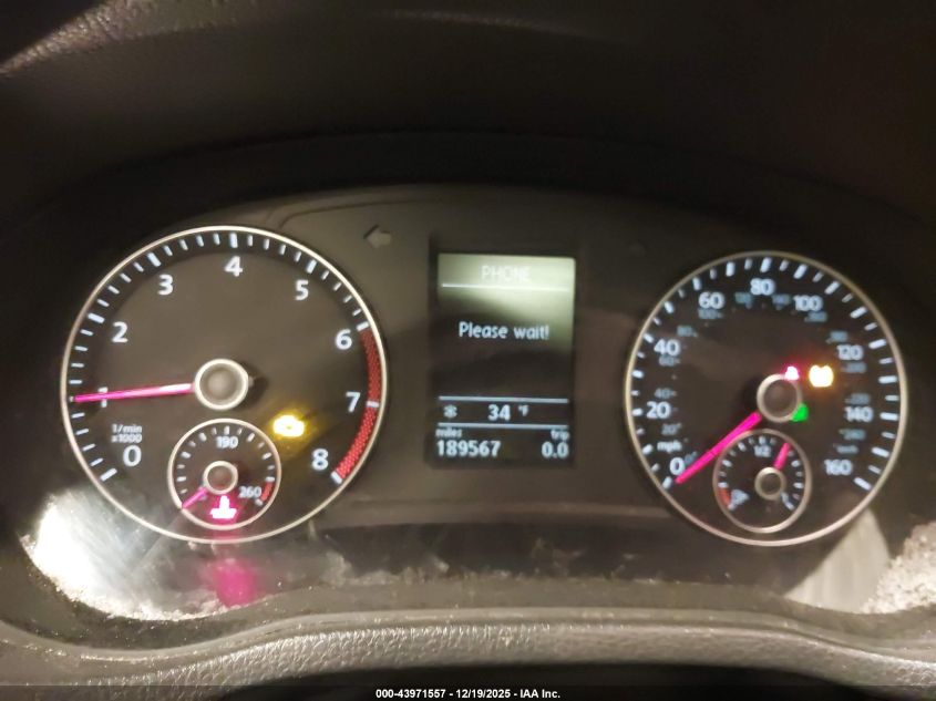 2012 Volkswagen Passat 2.5L Sel VIN: 1VWCH7A34CC072410 Lot: 43971557