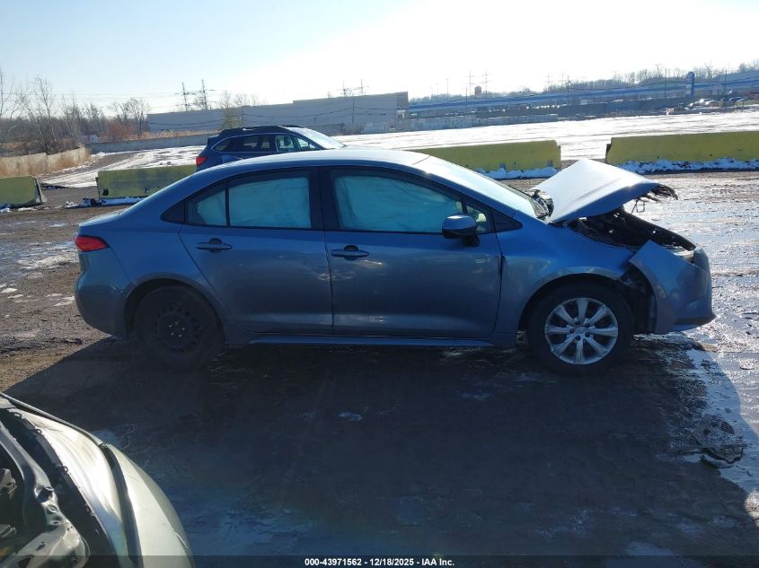 2022 Toyota Corolla Le VIN: JTDEPMAE6N3003753 Lot: 43971562