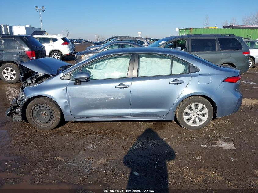 2022 Toyota Corolla Le VIN: JTDEPMAE6N3003753 Lot: 43971562