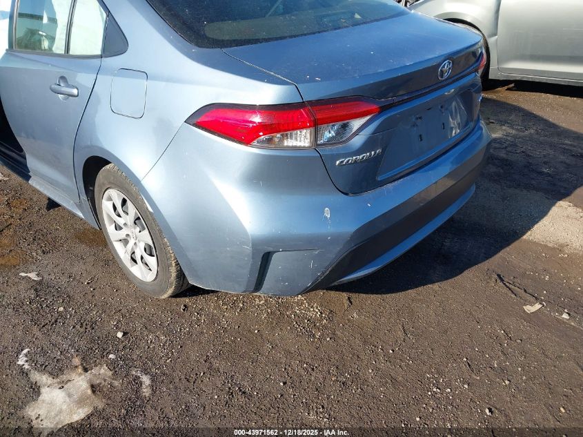 2022 Toyota Corolla Le VIN: JTDEPMAE6N3003753 Lot: 43971562