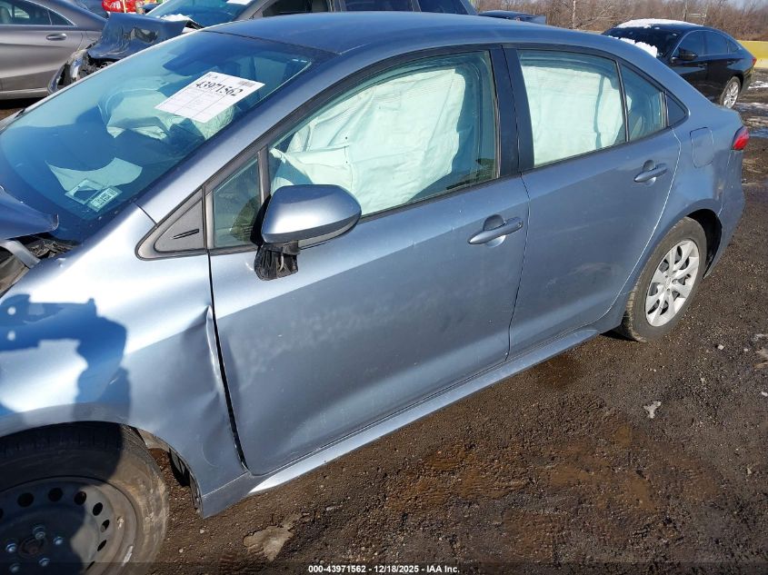 2022 Toyota Corolla Le VIN: JTDEPMAE6N3003753 Lot: 43971562